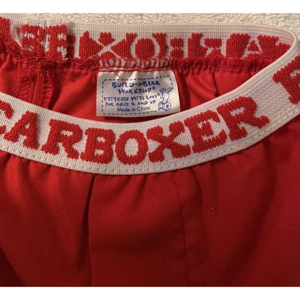 Valentine’s Build a Bear BAB Monkey Ape Chimpanzee Sound Plush Love Boxers - Picture 10 of 12
